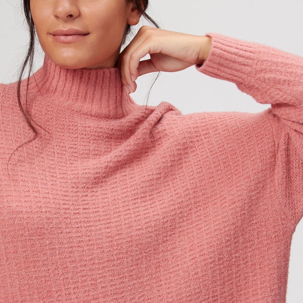 Oversized Mock Neck Sweater